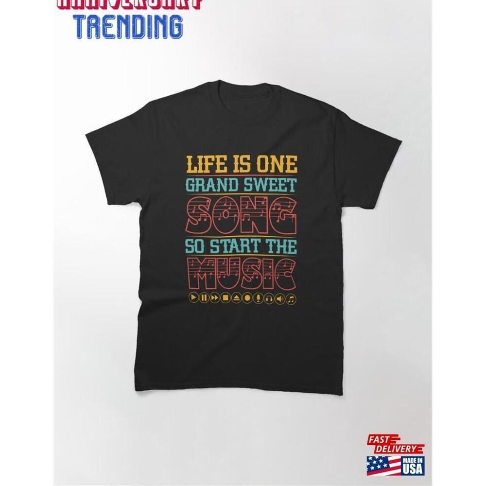 Music Inspired T Shirt 18 Classic Tshirt
